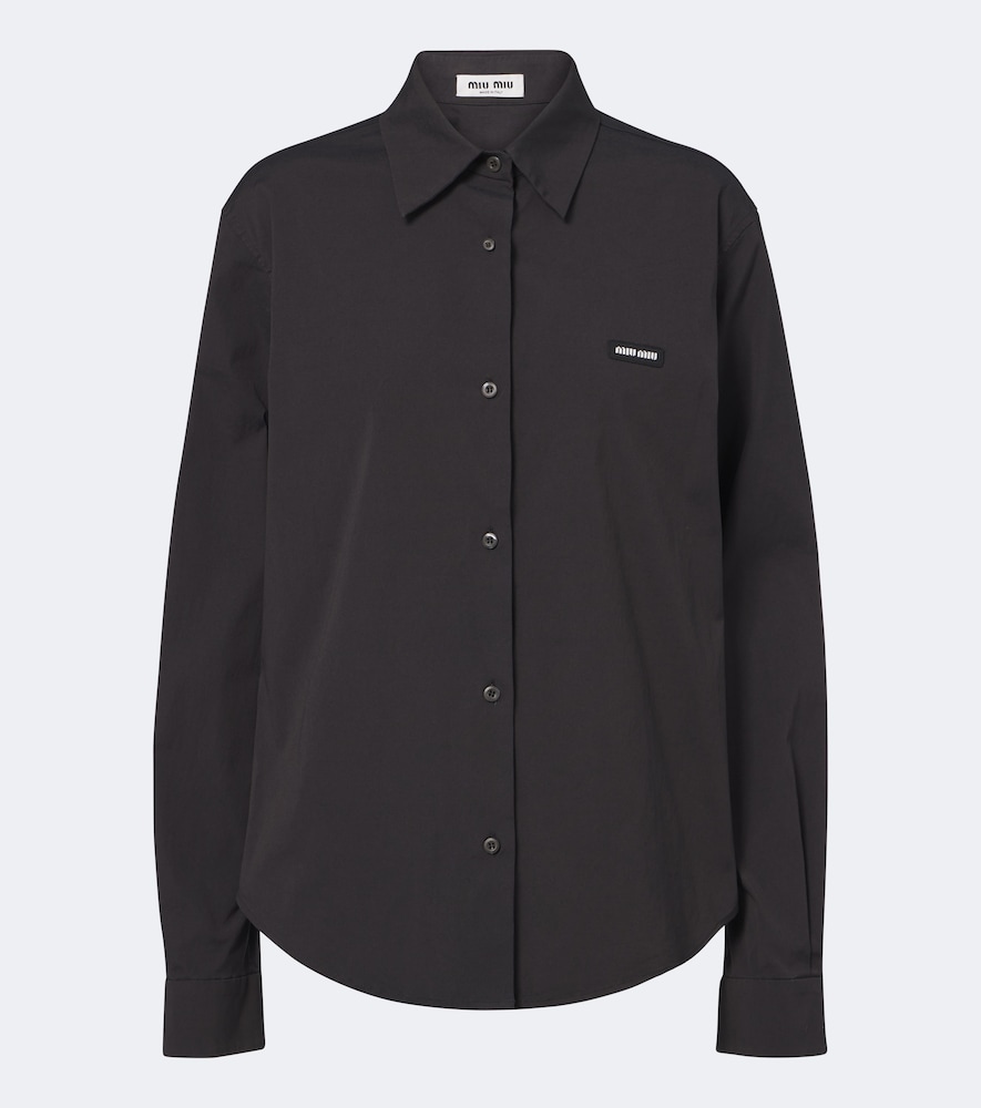 Miu Miu Chemise en popeline de coton mlang 1280 €