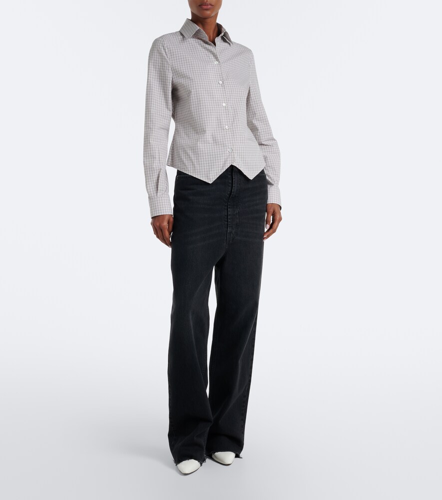 Checked Cotton Shirt