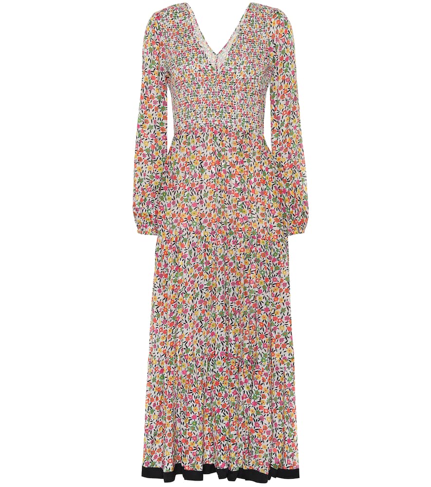 RIXO LONDON BROOKE FLORAL MAXI DRESS,P00465446