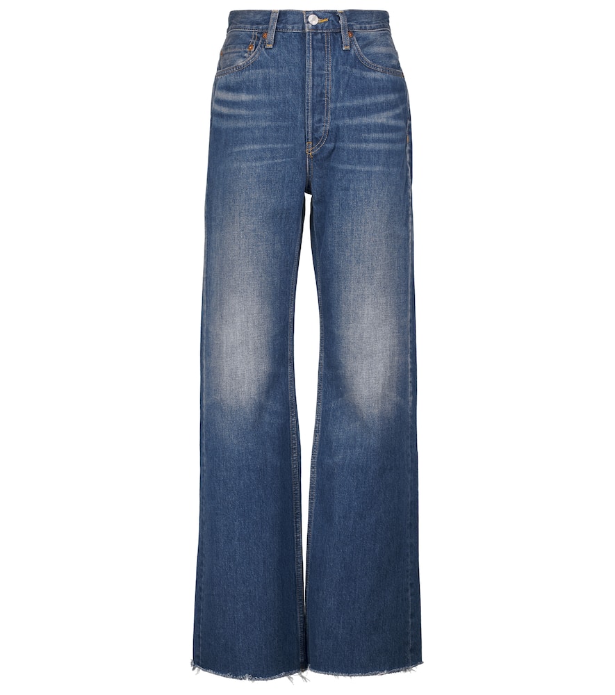 Re/Done 70s high-rise wide-leg jeans