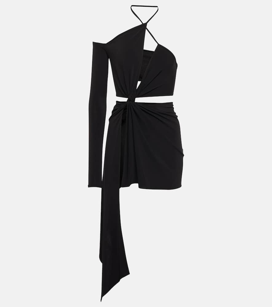 Mônot Cutout jersey minidress