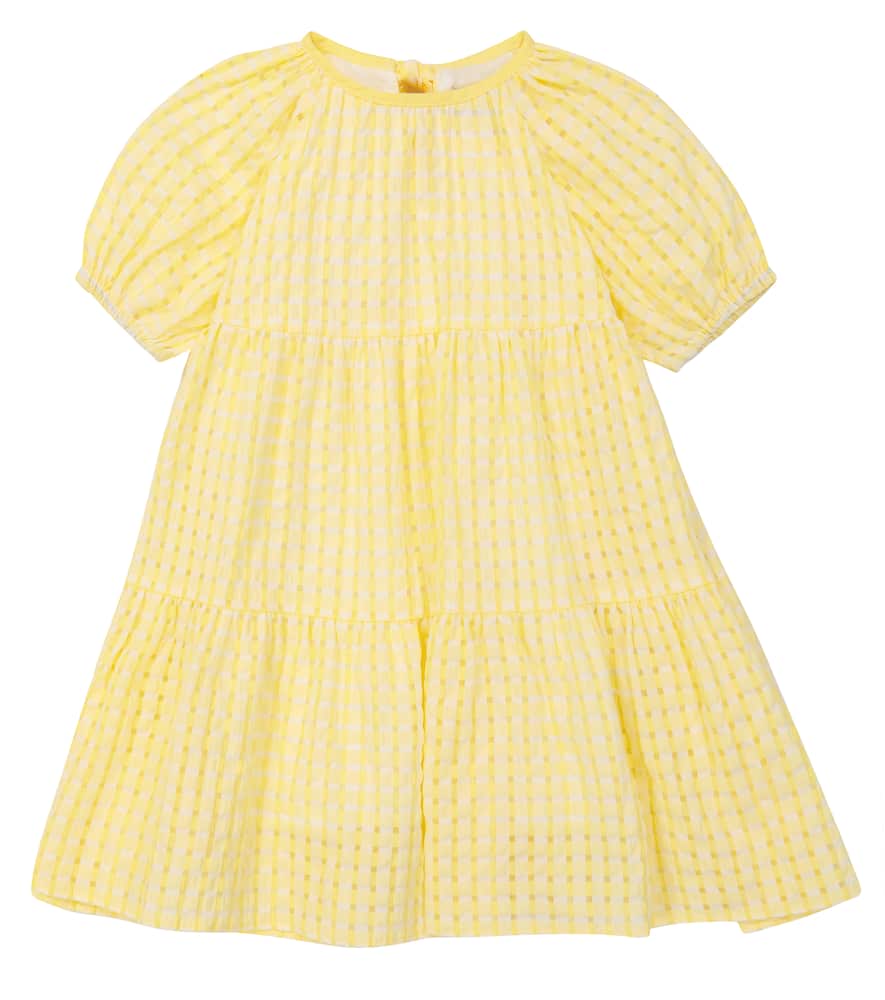 Paade Mode Alma checked seersucker dress