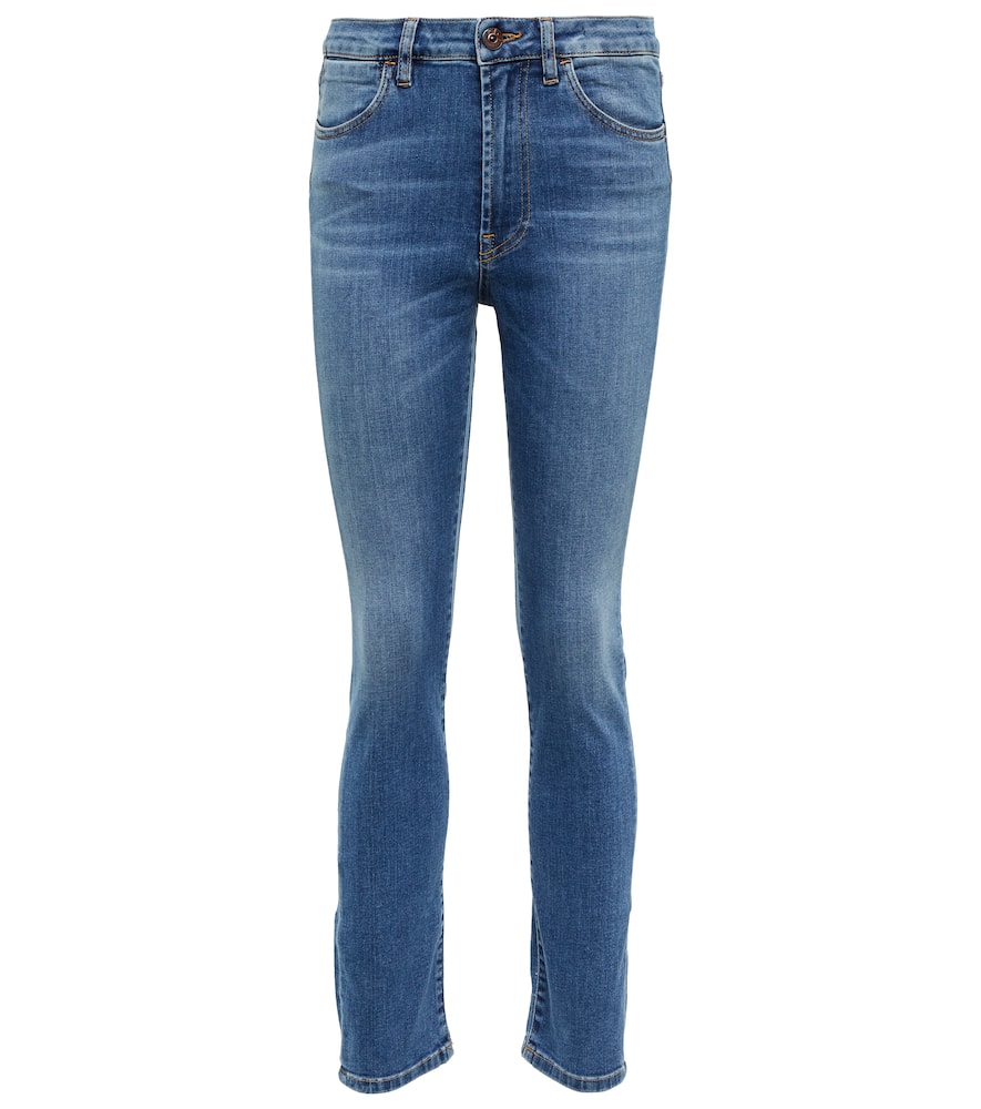 3x1 N.Y.C. Mid-rise cropped boot-leg jeans