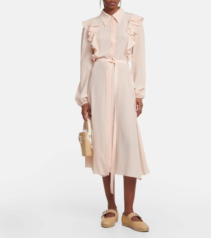 Roger Vivier Babies Embellished Canvas Espadrilles In C013(crema Chiaro)+c221(humus)