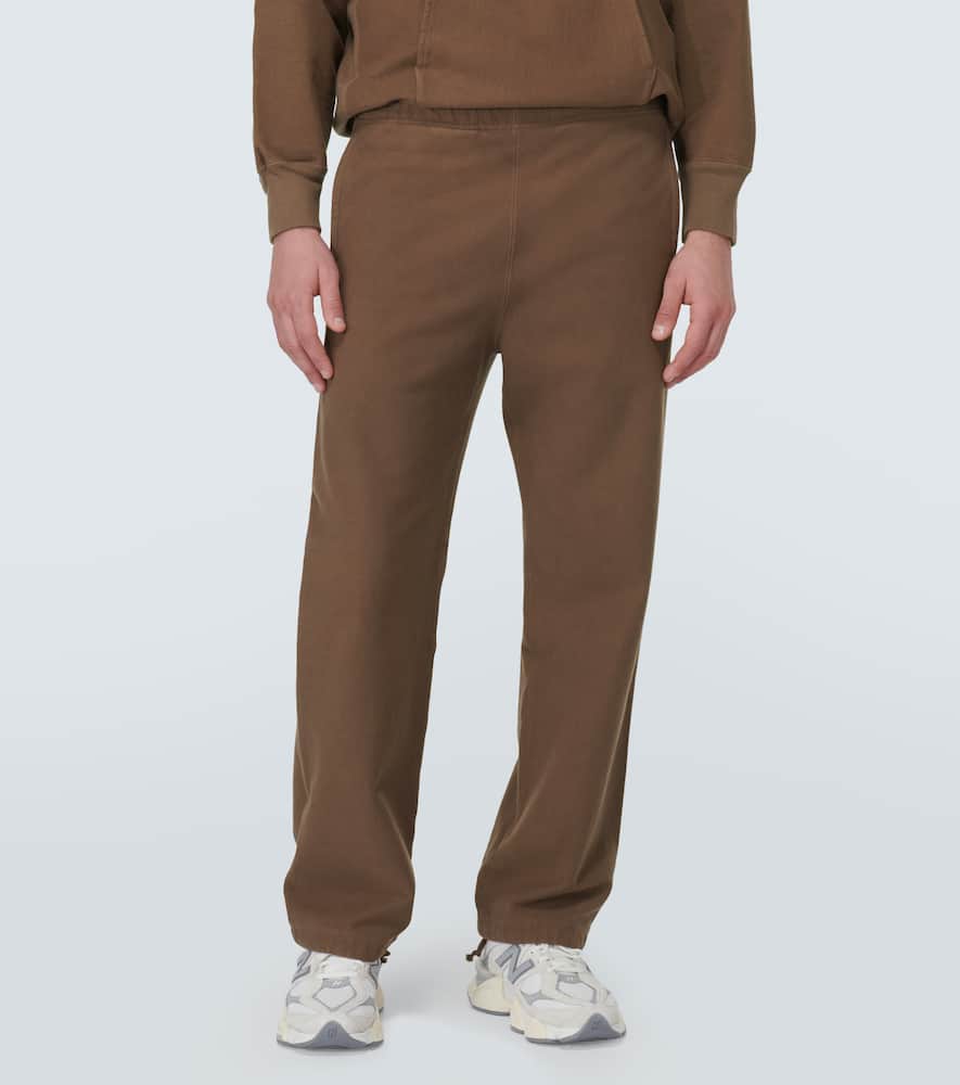 Auralee Cotton-blend Sweatpants In Brown