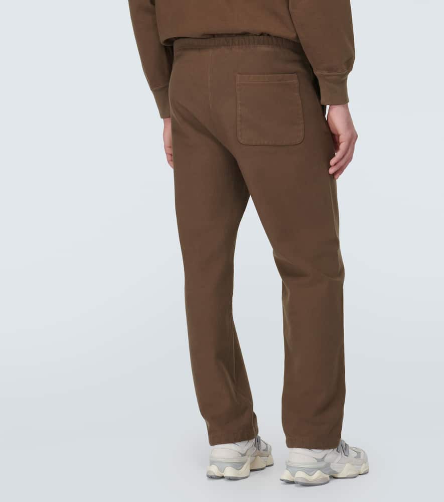 Auralee Cotton-blend Sweatpants In Brown