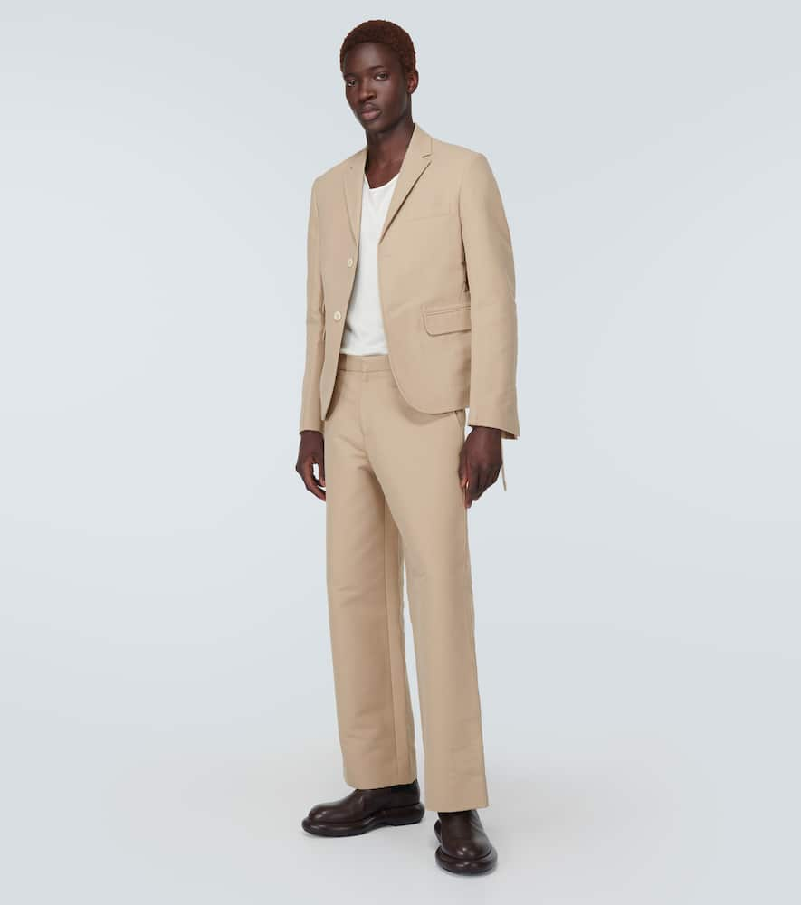 Shop Jacquemus La Veste Piccinni Blazer In Beige