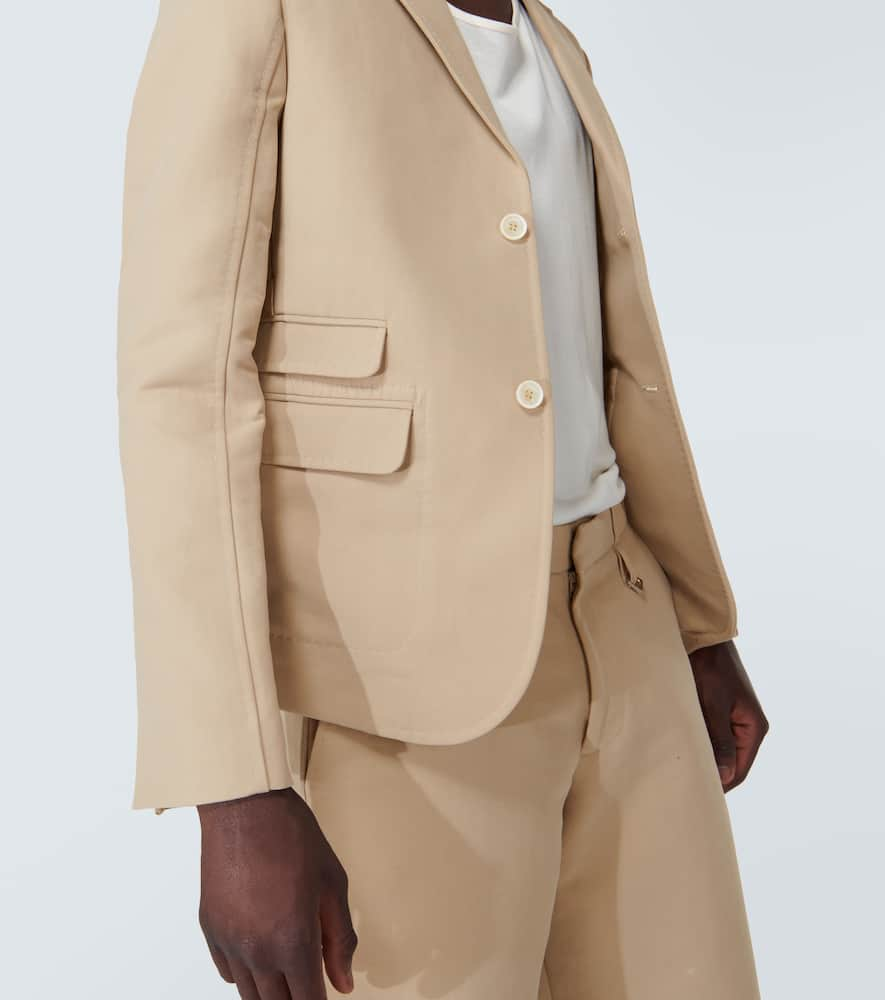 Shop Jacquemus La Veste Piccinni Blazer In Beige