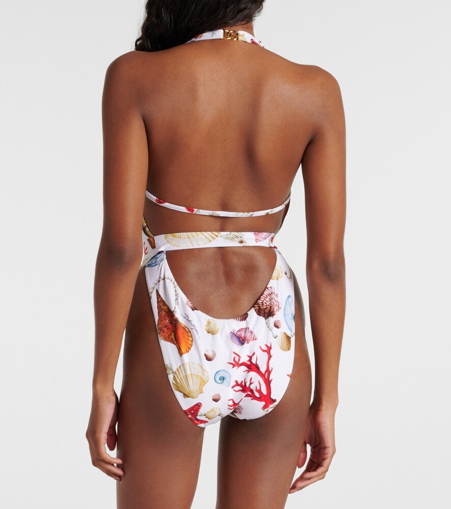  Dolce&gabbana Dolce&gabbana Bedruckter Badeanzug Capri 