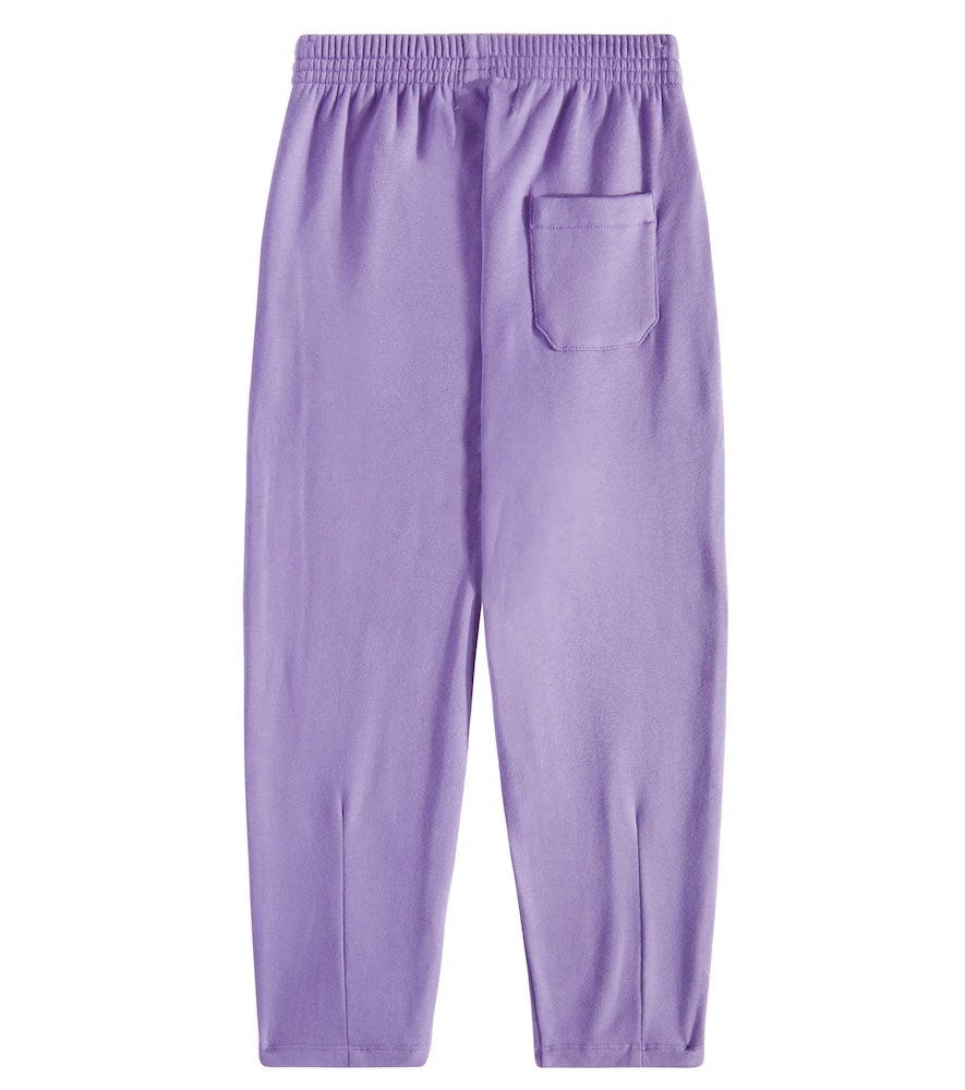 Bobo Choses Bobo Cherry Cotton Sweatpants In Purple