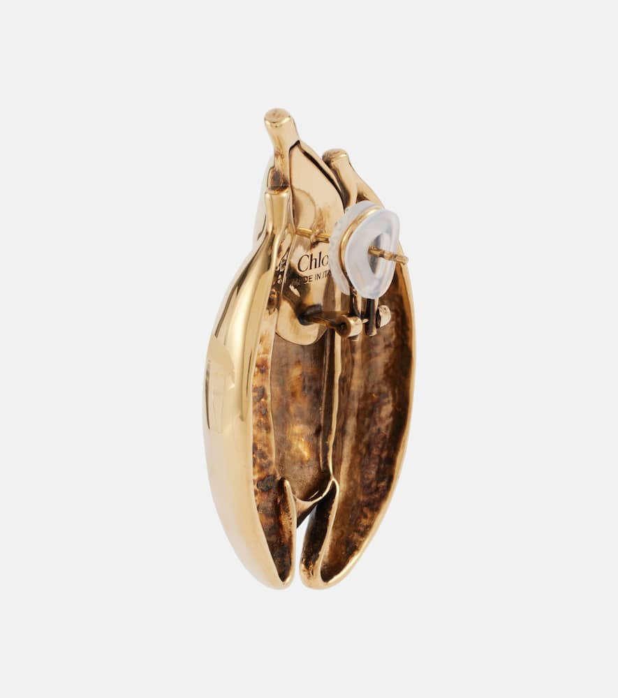 Chloé Chloe Bananas Drop Earrings In Gold