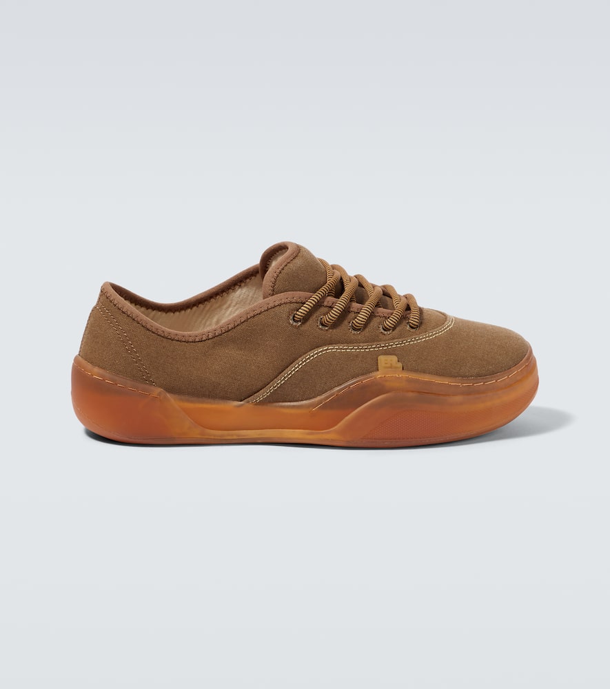 Canvas low-top sneakers
