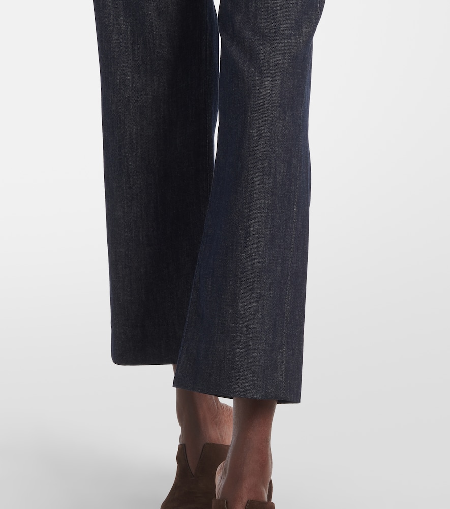 S Max Mara Terra High-rise Straight Jeans In Blue