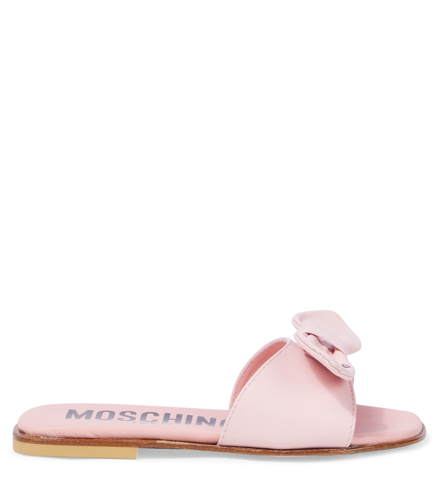  Moschino Kids Moschino Kids Leather Sandals 