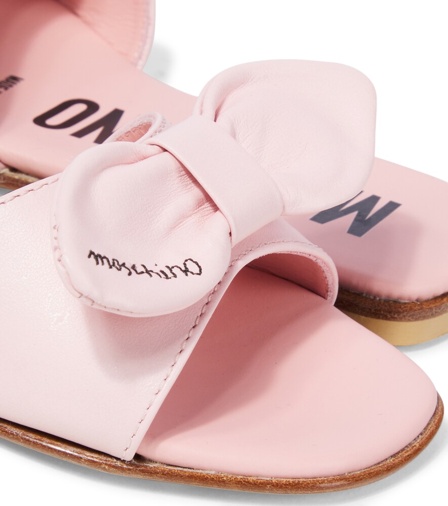  Moschino Kids Moschino Kids Leather Sandals 