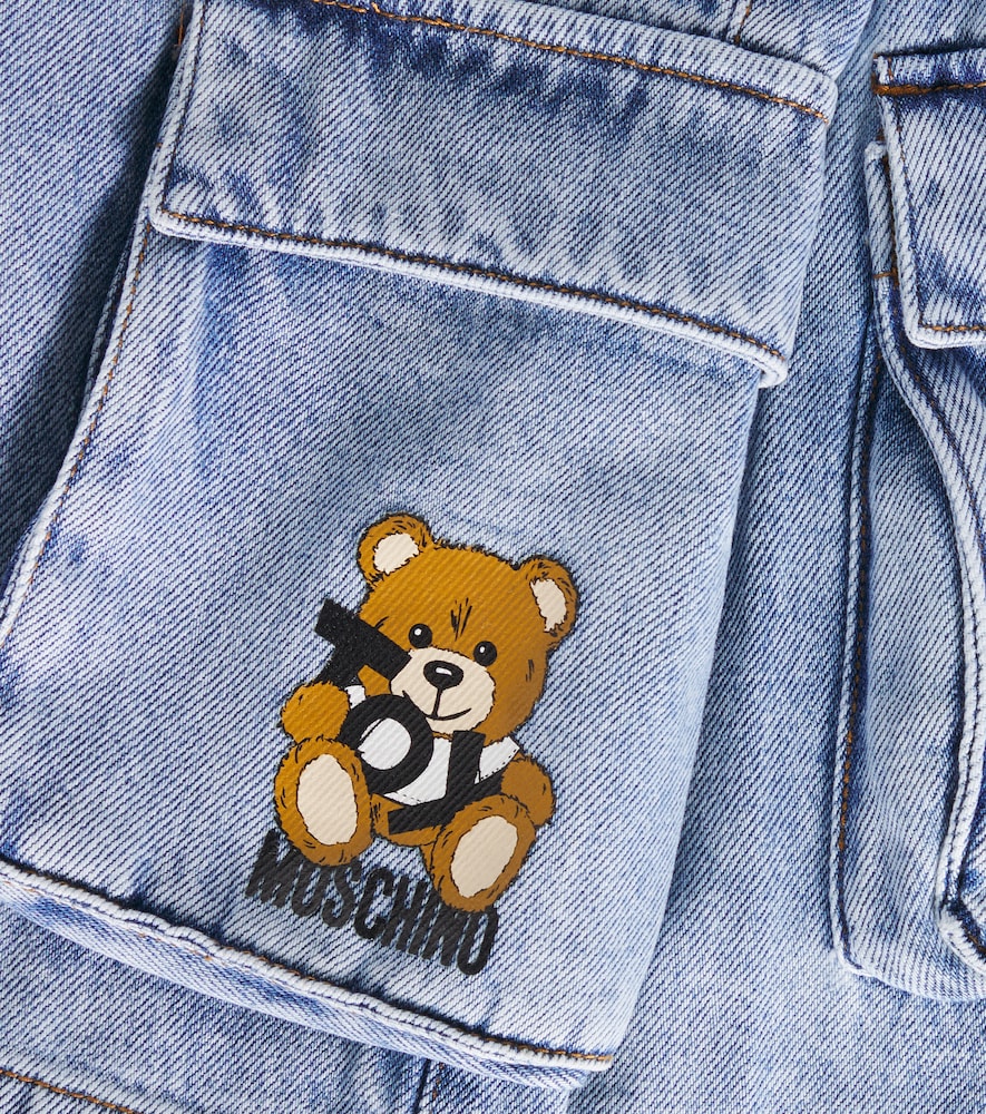  Moschino Kids Moschino Kids Denim Shorts 
