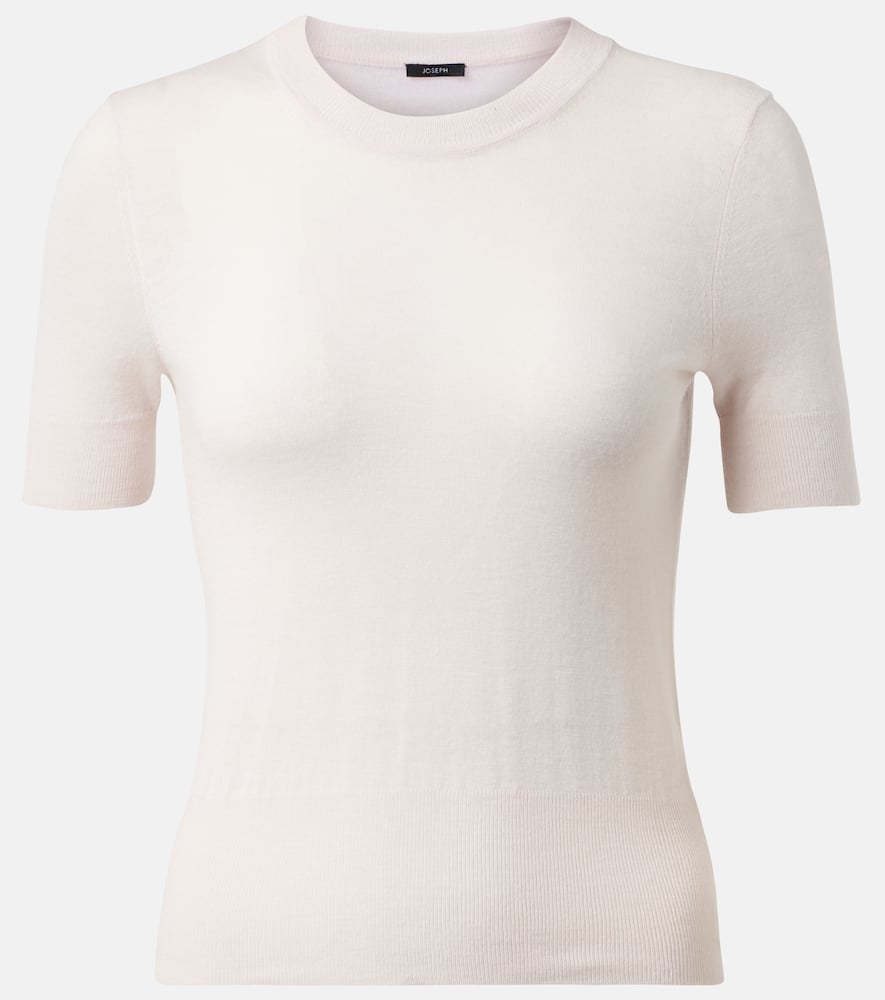 Joseph Cashmere Top In White