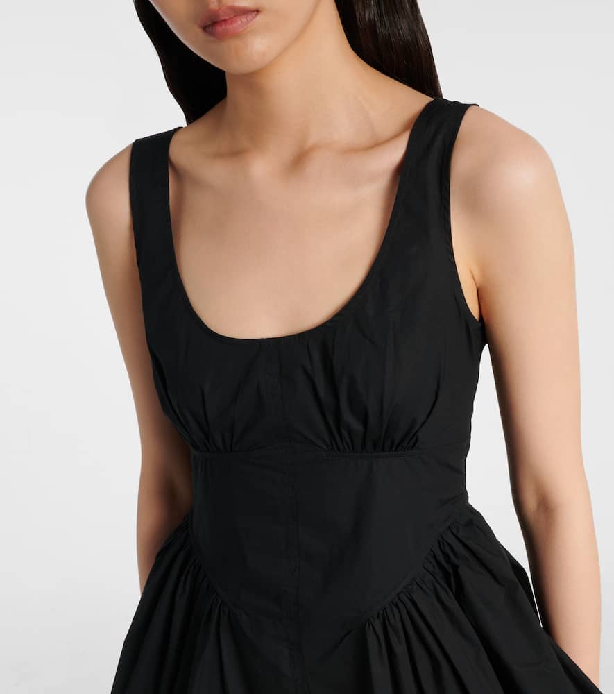 Proenza Schouler White Label Bader Cotton-blend Poplin Top