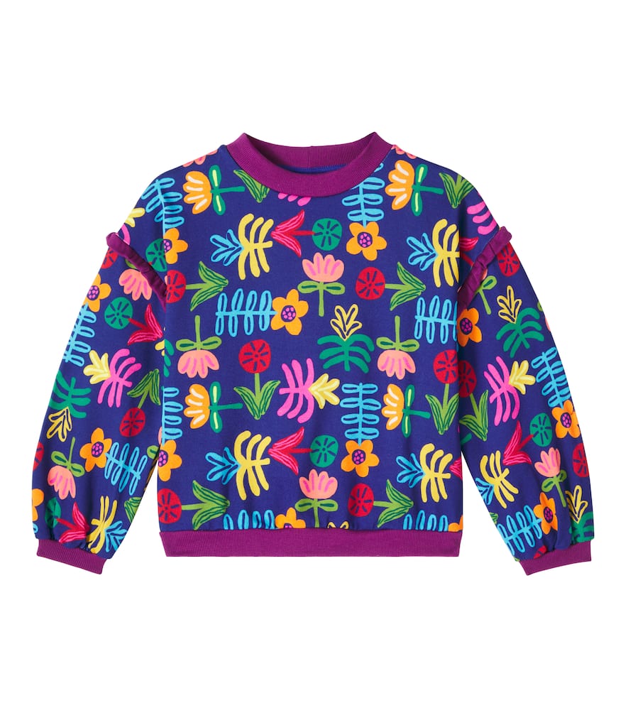Fabula Fábula Floral Cotton-blend Sweatshirt In Multi
