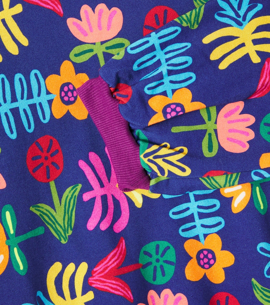 Fabula Fábula Floral Cotton-blend Sweatshirt In Multi