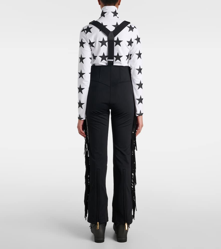 Goldbergh Cowboy Fringed Ski Salopettes In Black