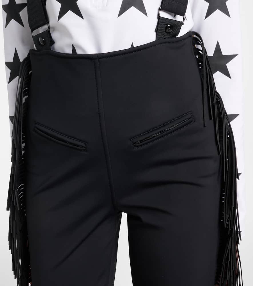 Goldbergh Cowboy Fringed Ski Salopettes In Black