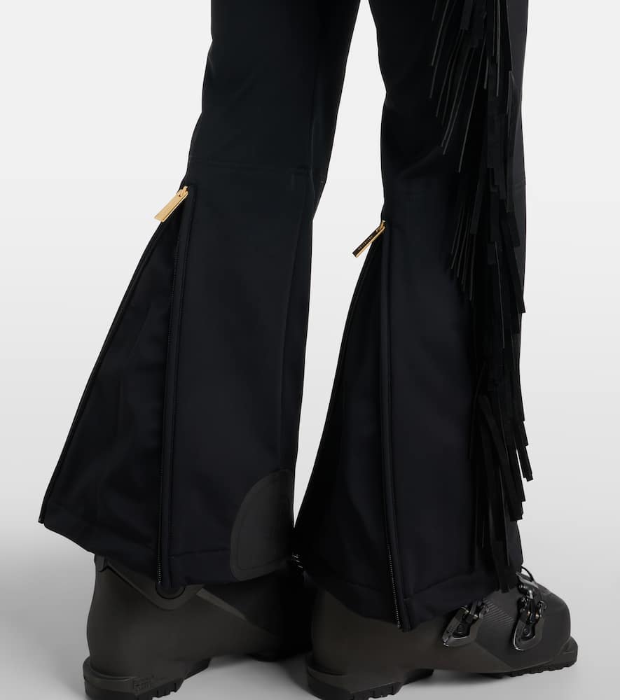 Goldbergh Cowboy Fringed Ski Salopettes In Black