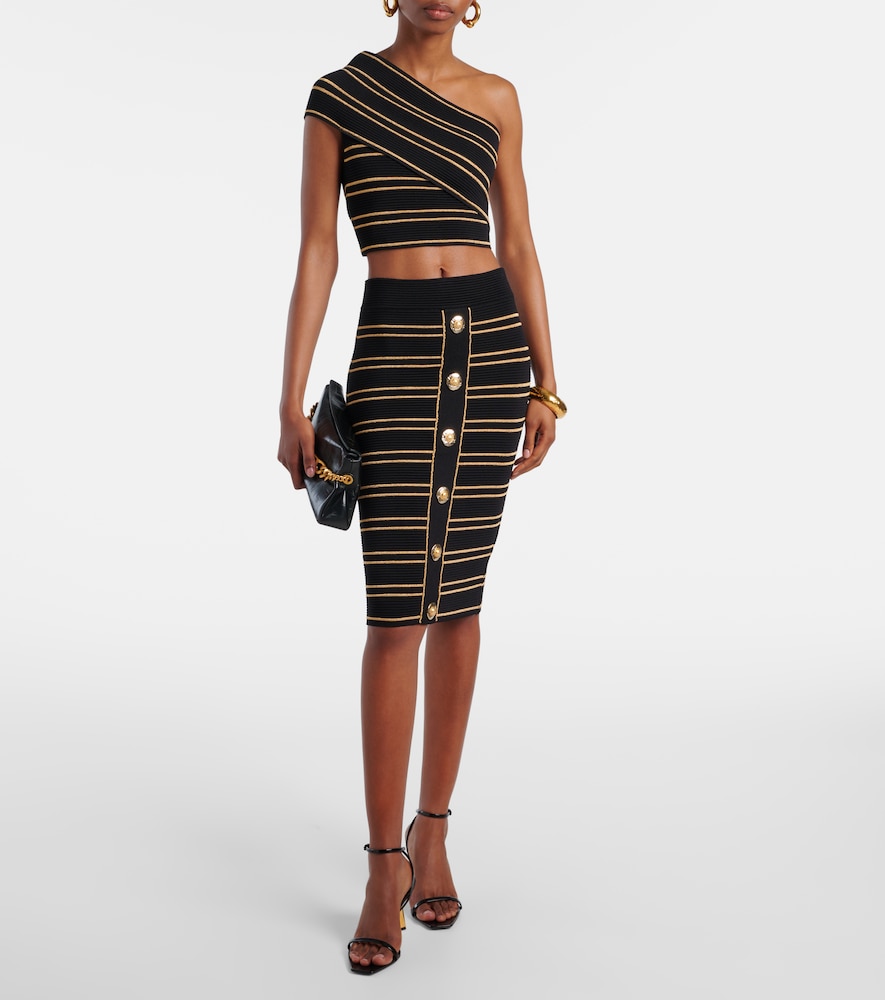  Balmain Balmain Midirock Aus Rippstrick 