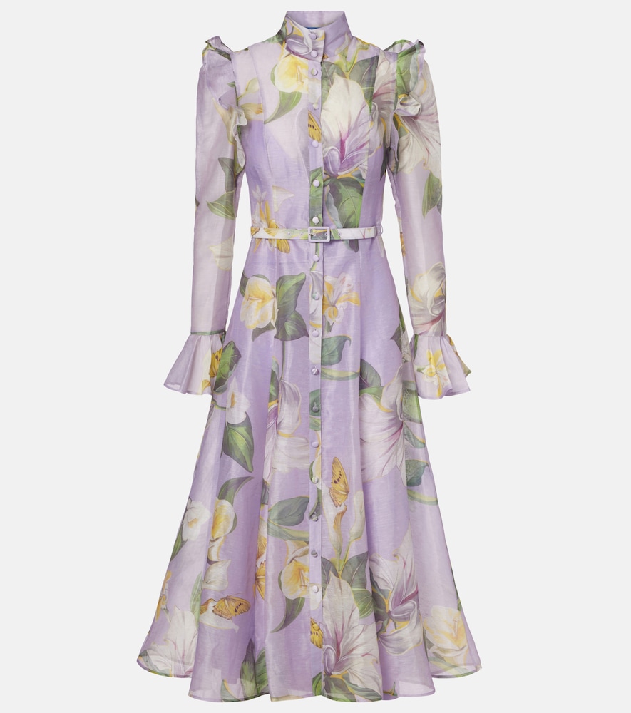 Leo Lin Katrina linen-blend shirt dress