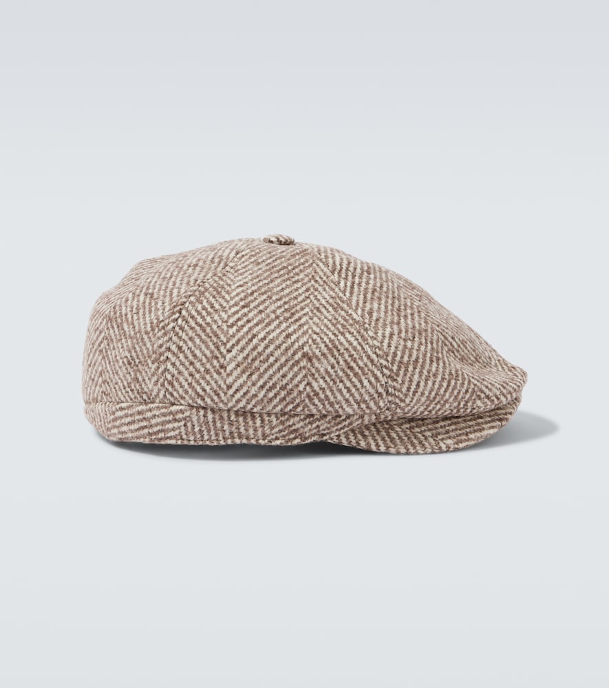  Brunello Cucinelli Brunello Cucinelli Schiebermütze Aus Einem Wollgemisch 