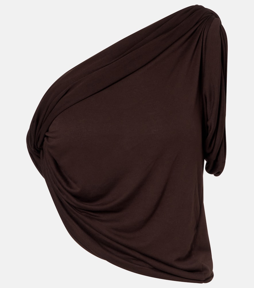Rick Owens Rick Owens Draped knitted one-shoulder top　Rick Owens ドレープ ニット ワンショルダー トップ
