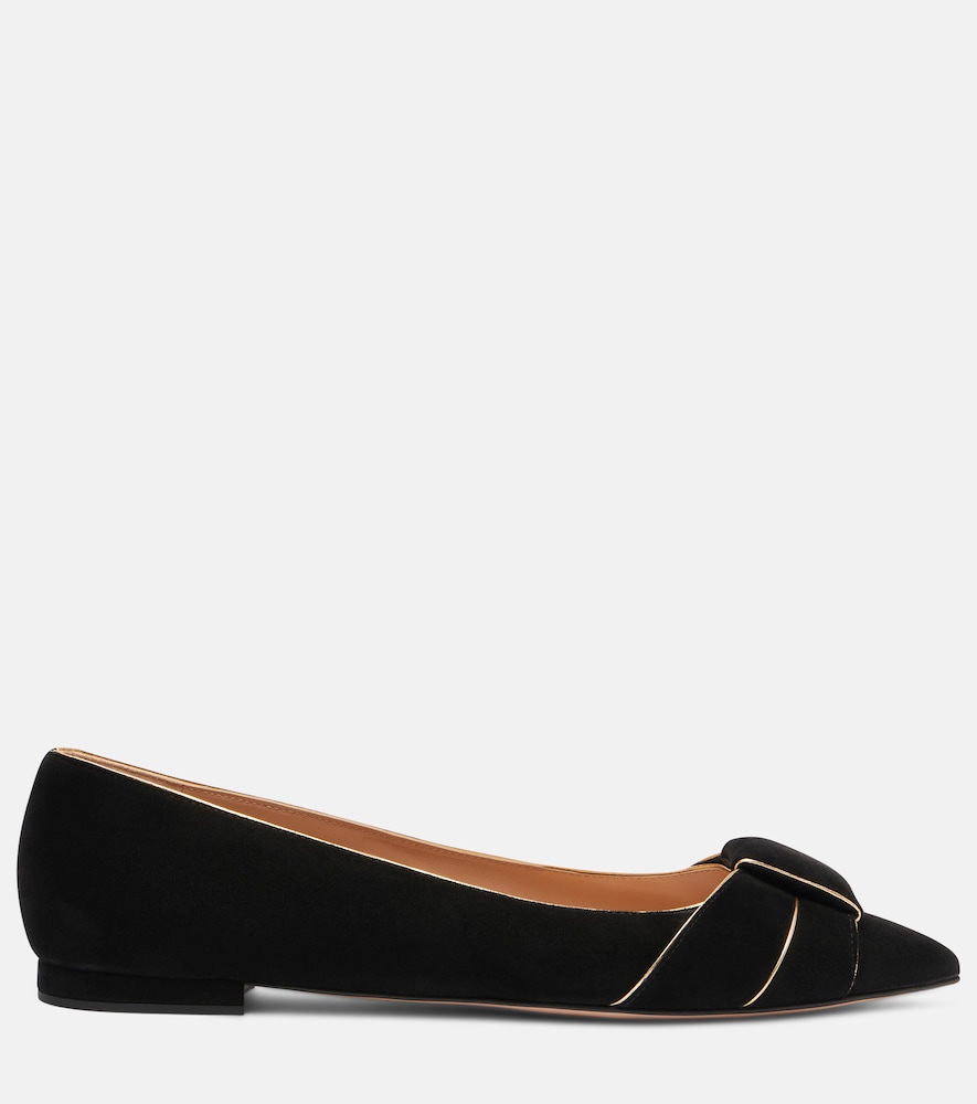 Suede Ballet Flats