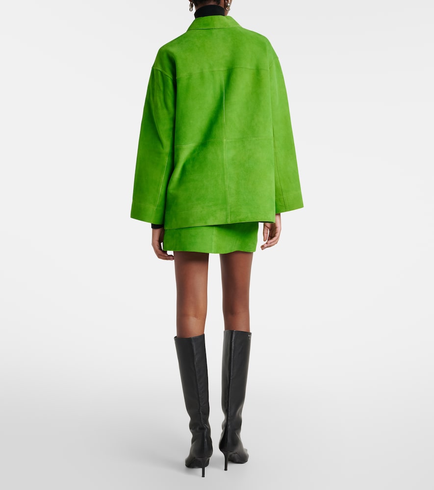  Staud Staud Crest Suede Miniskirt 