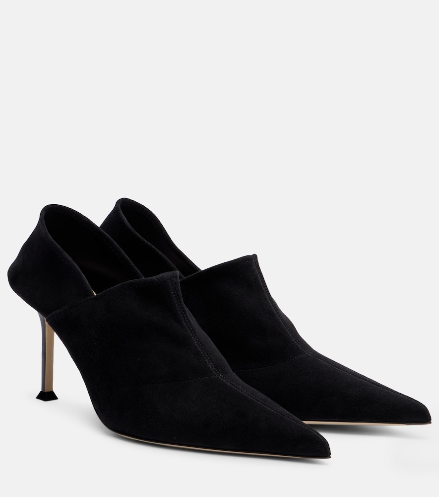 Helix Stretch 75 Suede Pumps