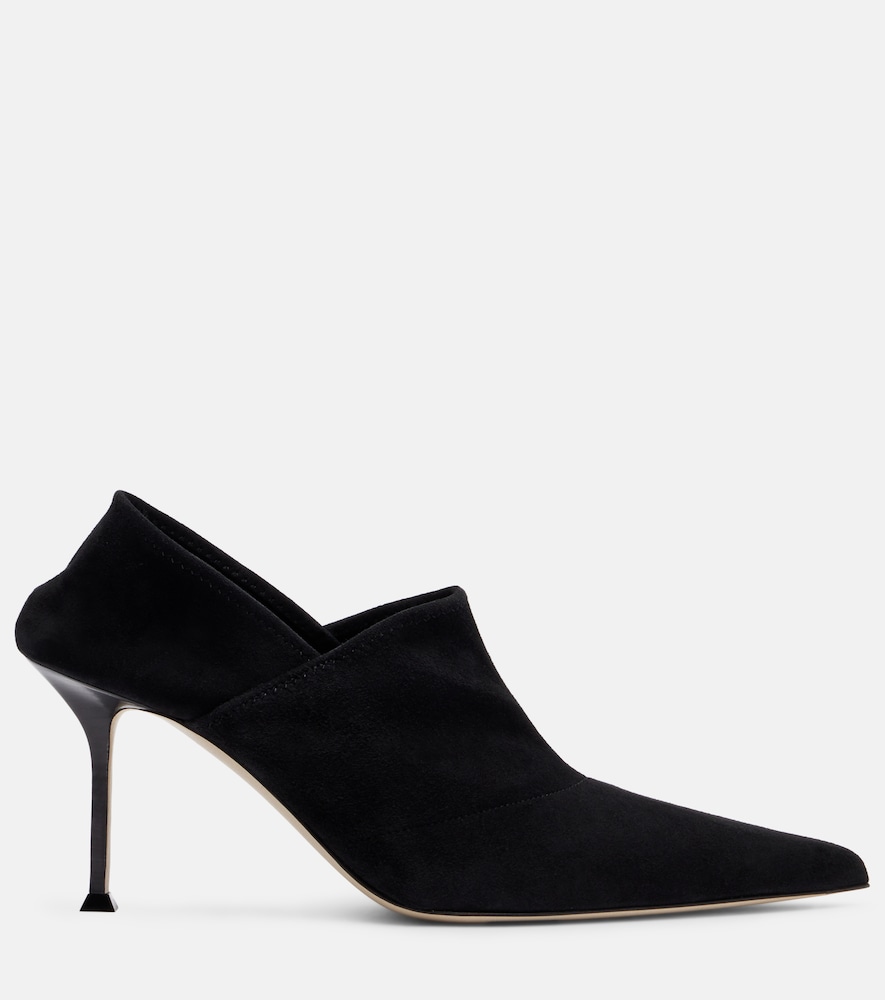  Christen Christen Helix Stretch 75 Suede Pumps 