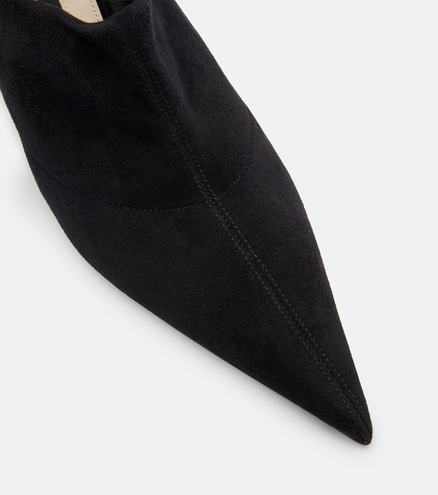  Christen Christen Helix Stretch 75 Suede Pumps 