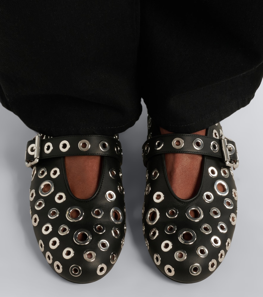 Alaïa Studded Ballet Flats