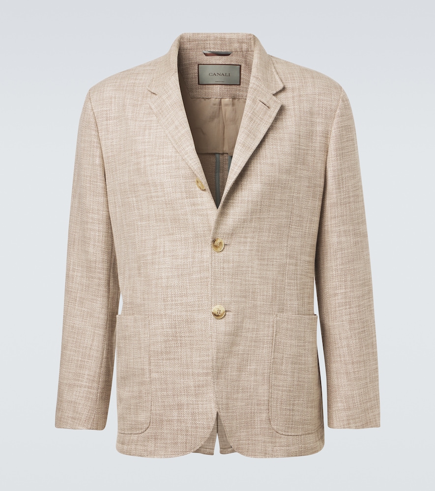 Canali Blazer en coton laine et soie 895 €