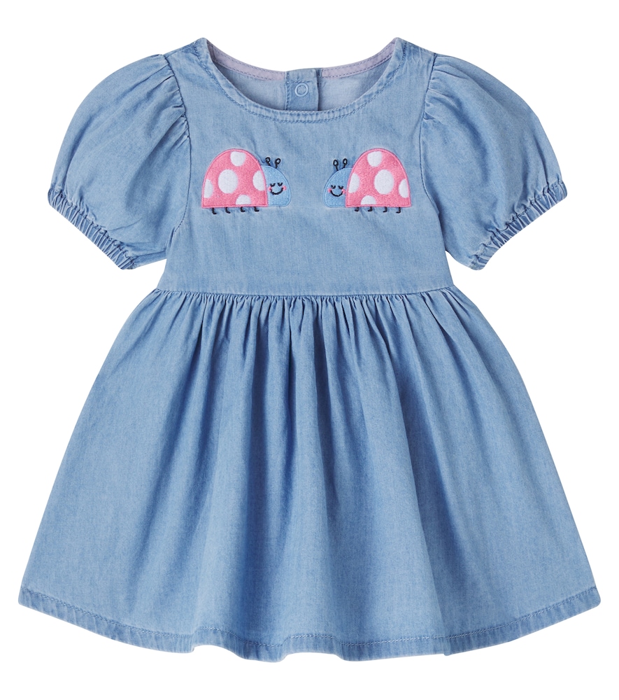 Stella McCartney Kids Baby Bug cotton chambray dress　ステラ マッカートニー キッズ ベイビー バグ コットン シャンブレー ドレス Stella