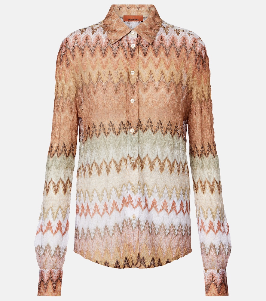 Missoni Chemise en lamé