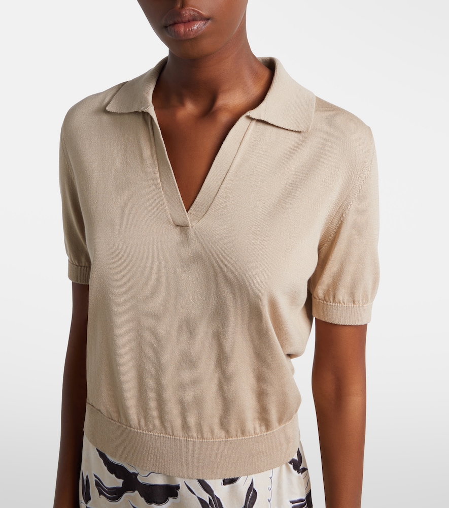 Altuzarra Altuzarra Polopullover Clay Aus Baumwolle Und Seide 