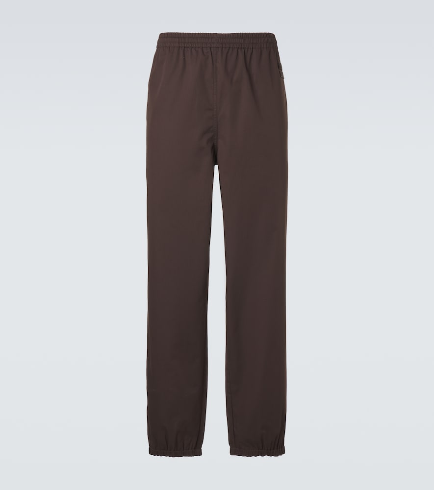 Miu Miu Cotton twill tapered pants