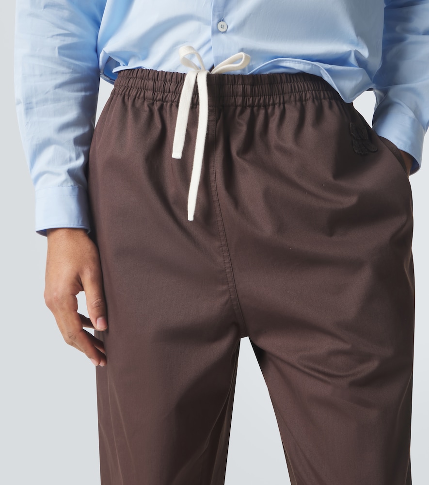  Miu Miu Miu Miu Hose Aus Baumwoll-twill 