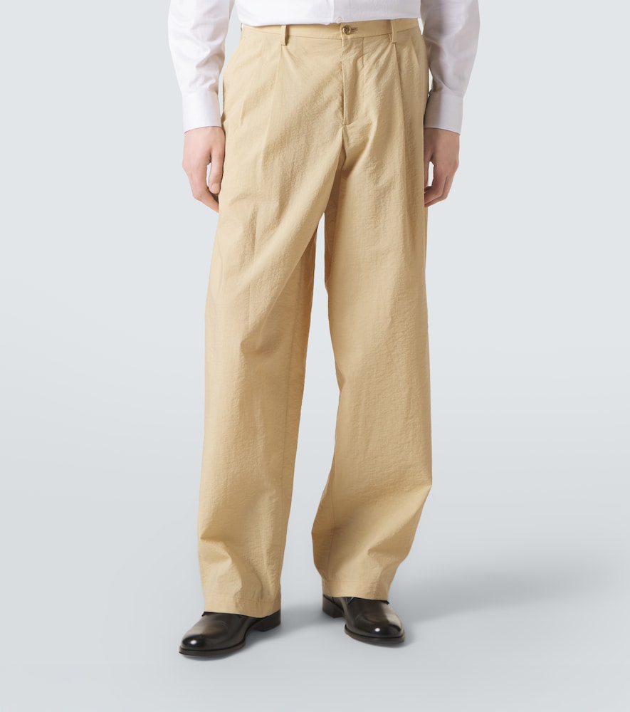 Archivio Cotton-Blend Straight Pants