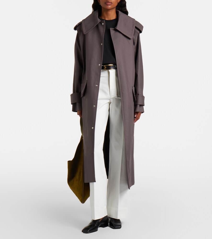 Victoria Beckham Philippa cotton trench coat