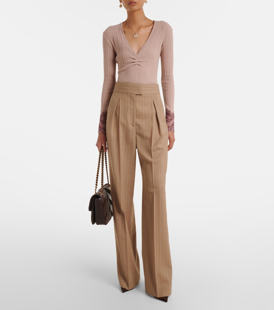 Garavani Djuna Medium Chevron Shoulder Bag