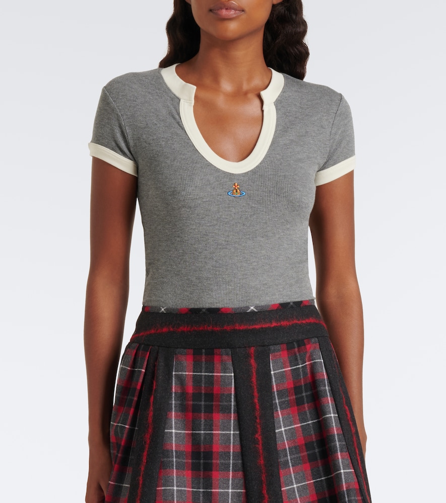 Baby Lima Ribbed-Knit T-Shirt
