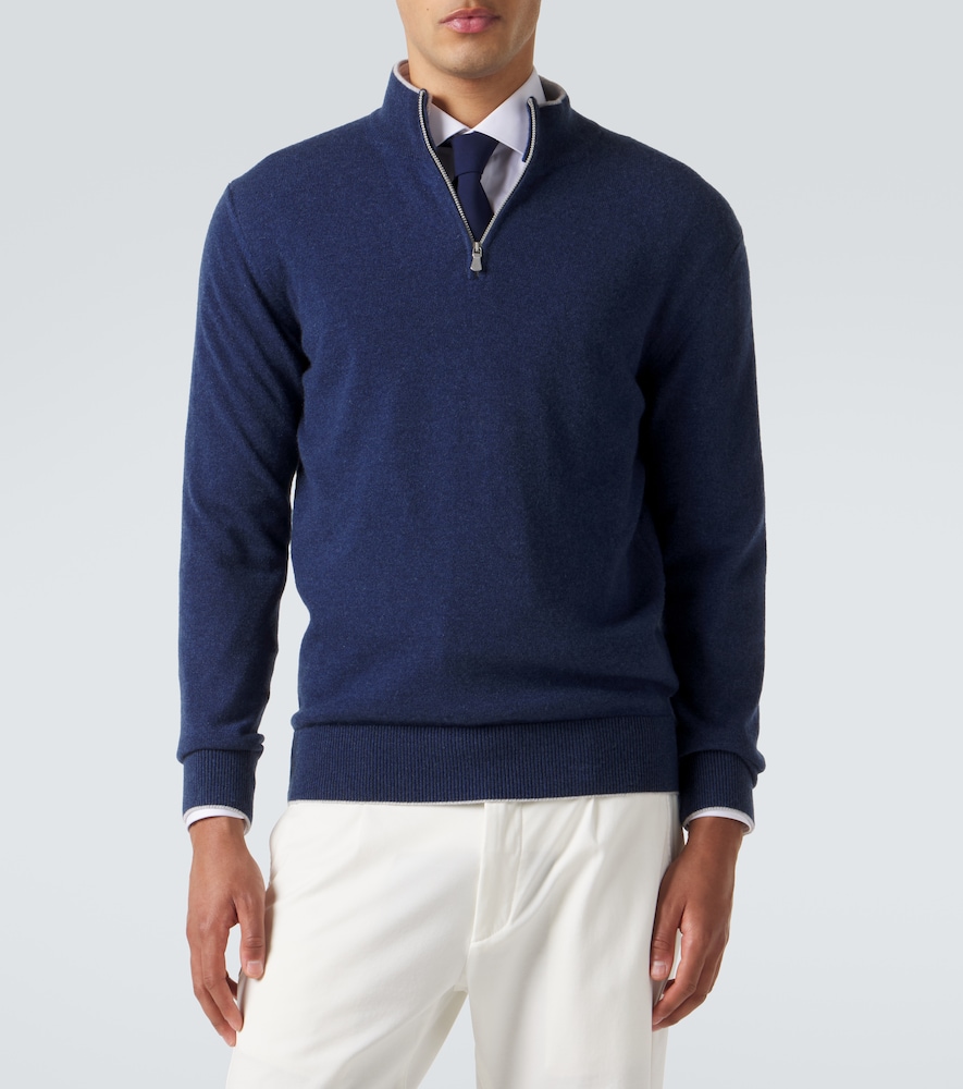 Cashmere Half-Zip Sweater