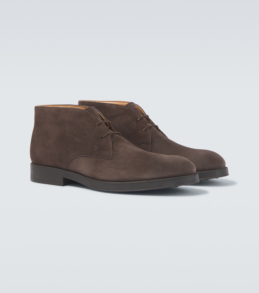 Tod's Men's Brown Suede Desert Boots UK Size 8.5 - Mytheresa