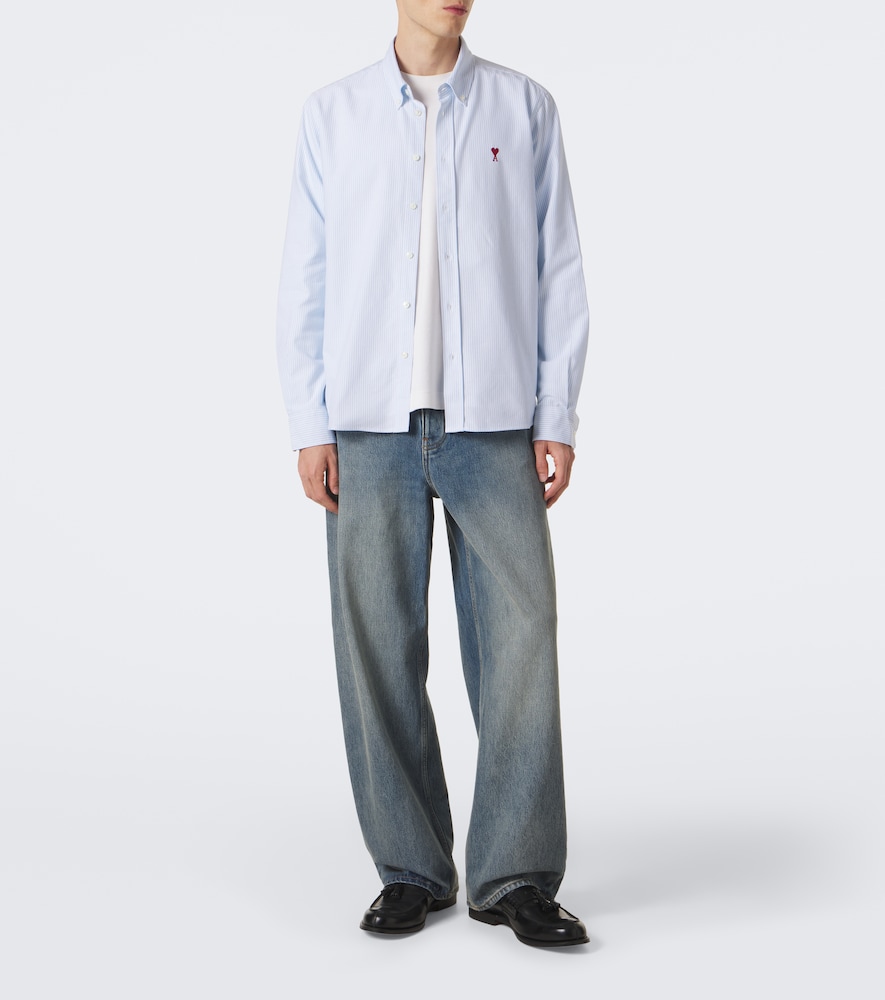 Ami De Cœur Striped Cotton Shirt